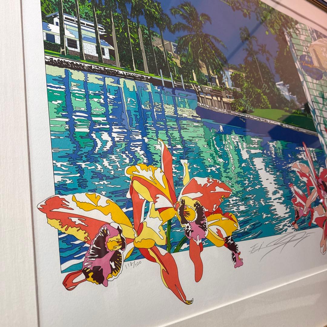 鈴木英人 「運河で見つけたスーベニール」 真作