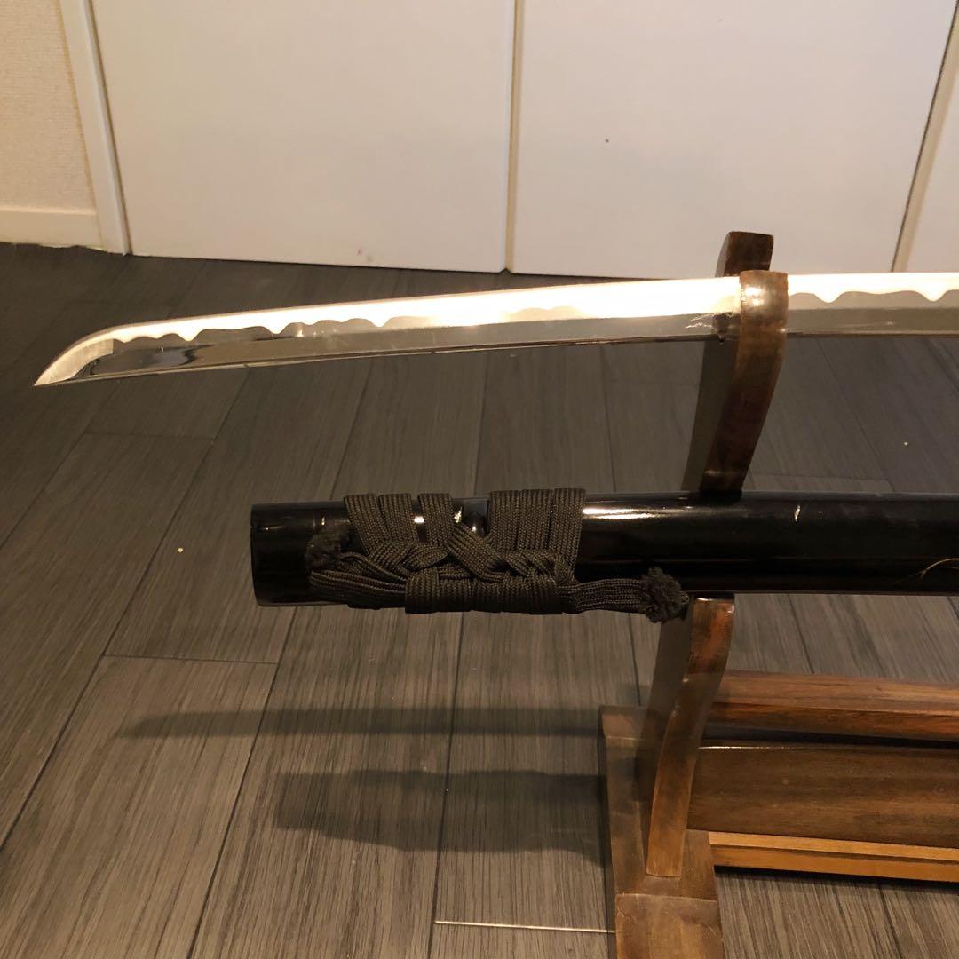 kh　高級模造刀　居合刀　茶拵え　亜合金刀身　名刀　　刀袋あり