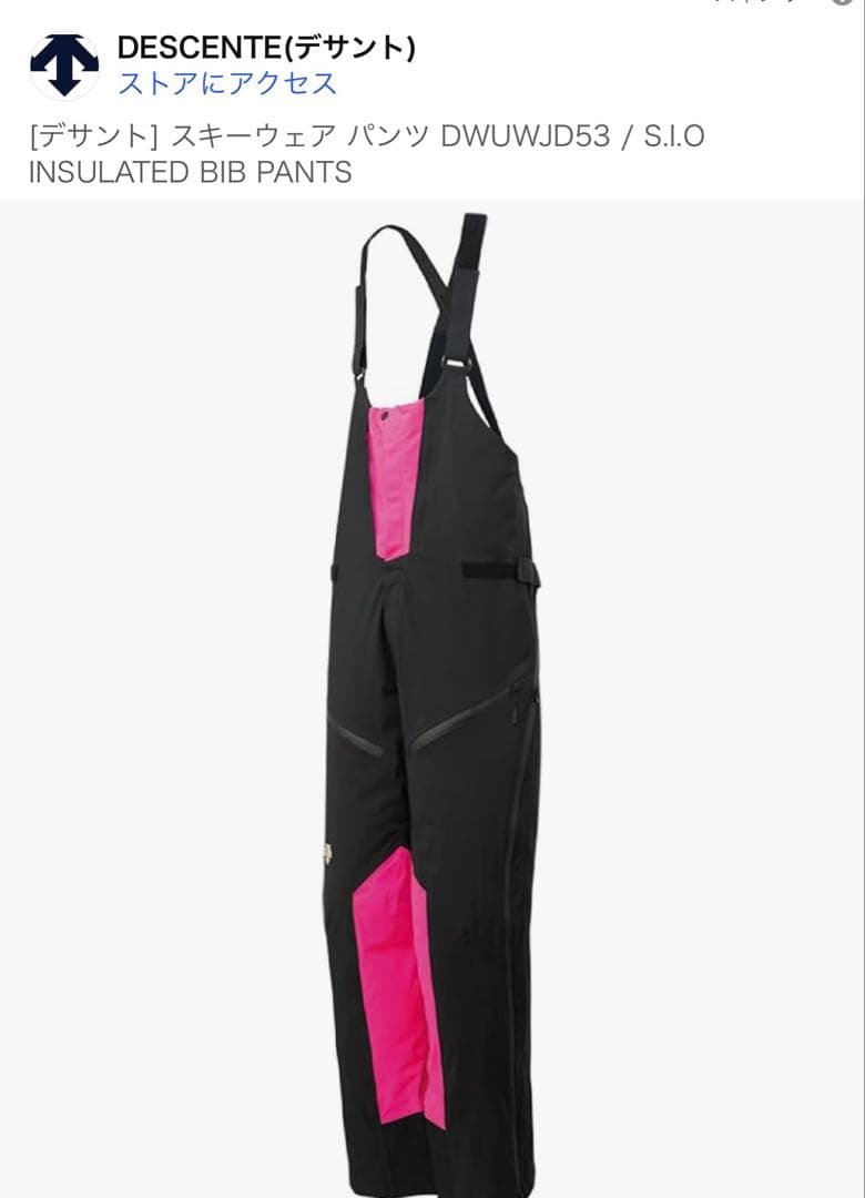 デサントウエア　上下セット　アルペンスキー　競技用　男女兼用