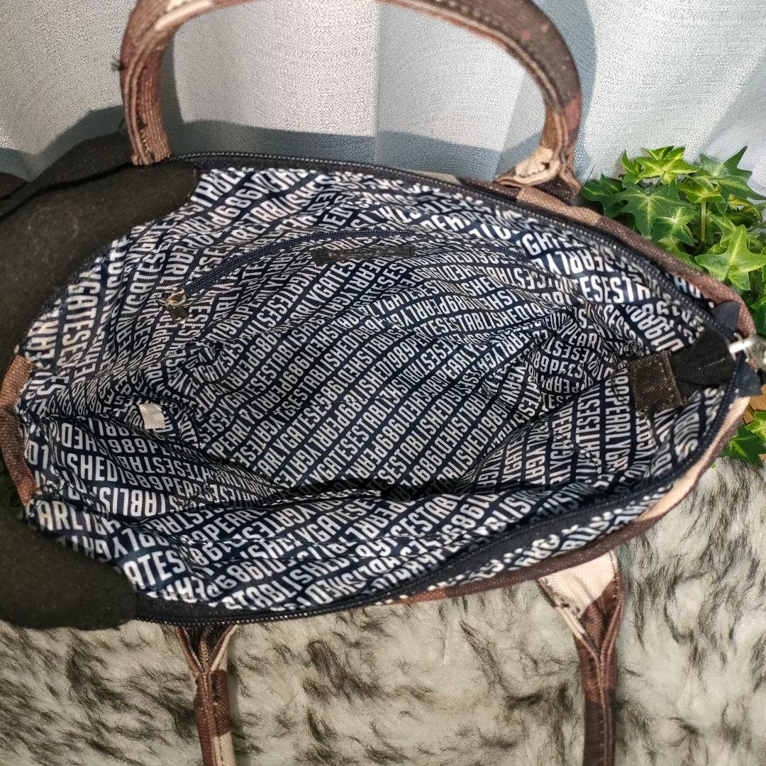 美品 パーリーゲイツ ハンドバッグ カモフラ PEARLY GATES バッグ