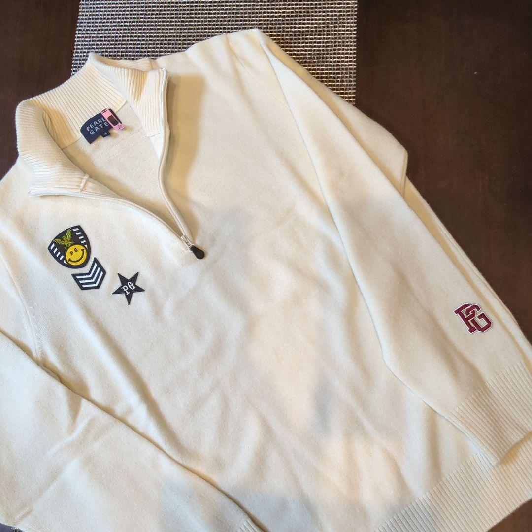 パーリーゲイツ カシミア混セーター