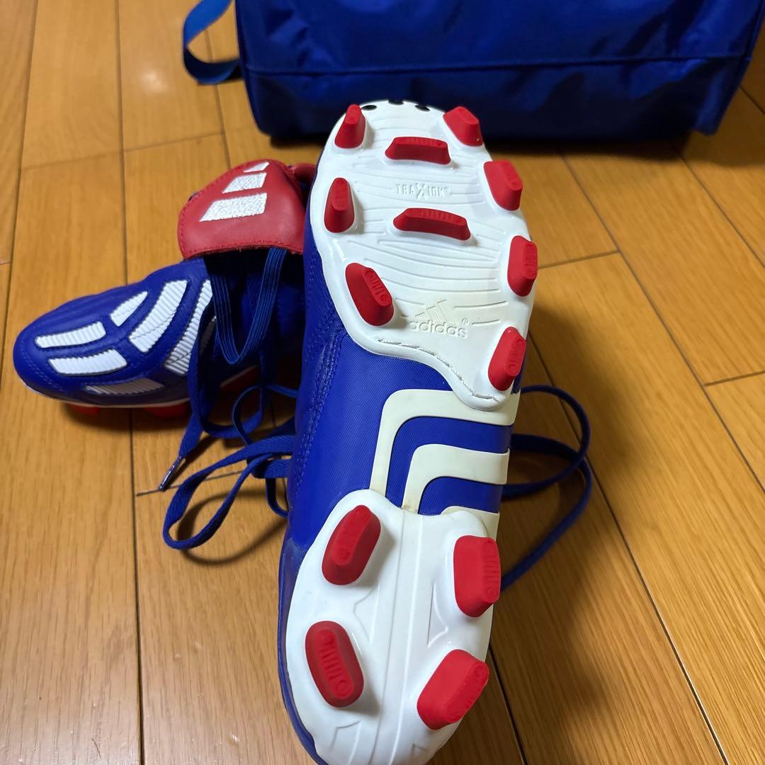 adidas プレデターTRX FGサッカーシューズ 26.0cm 青赤