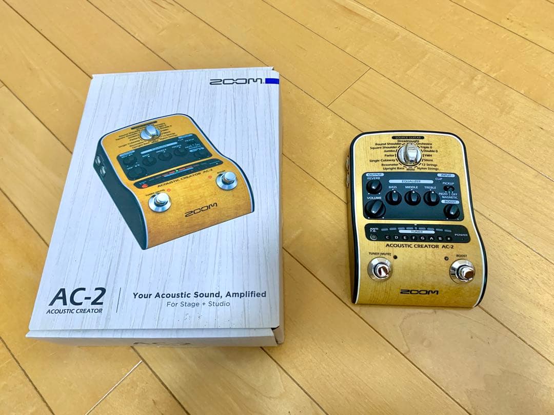 ZOOM AC-2 アコギ用プリアンプ