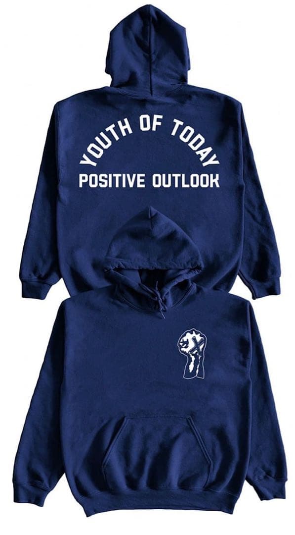 YOUTH OF TODAY パーカー　M ネイビー