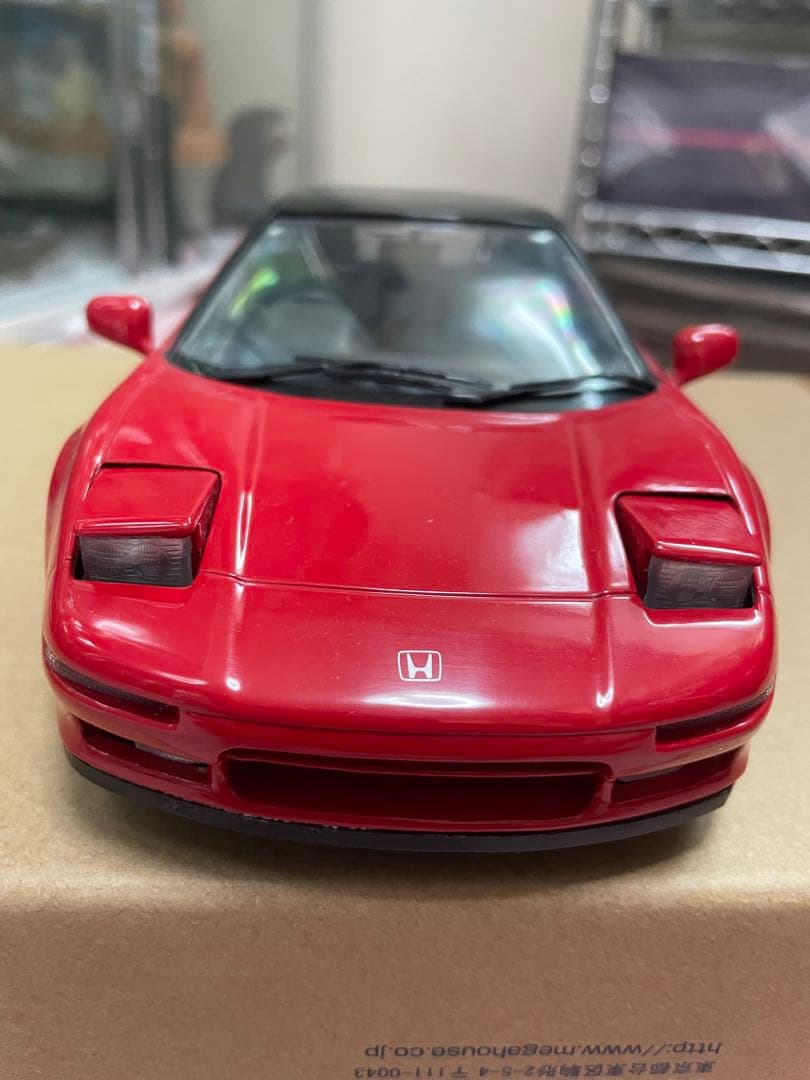 ホンダNSX 赤 ミニカー1/18