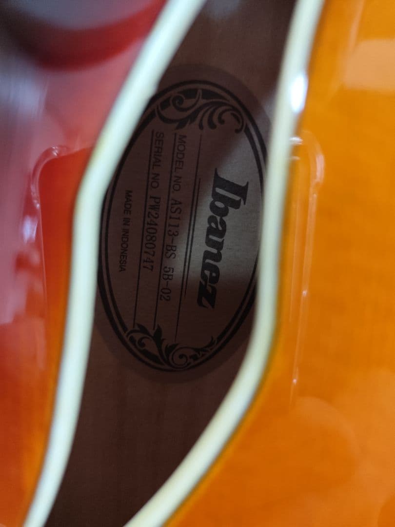 Ibanez AS113BS セミアコ　美品　値段は下げていきます