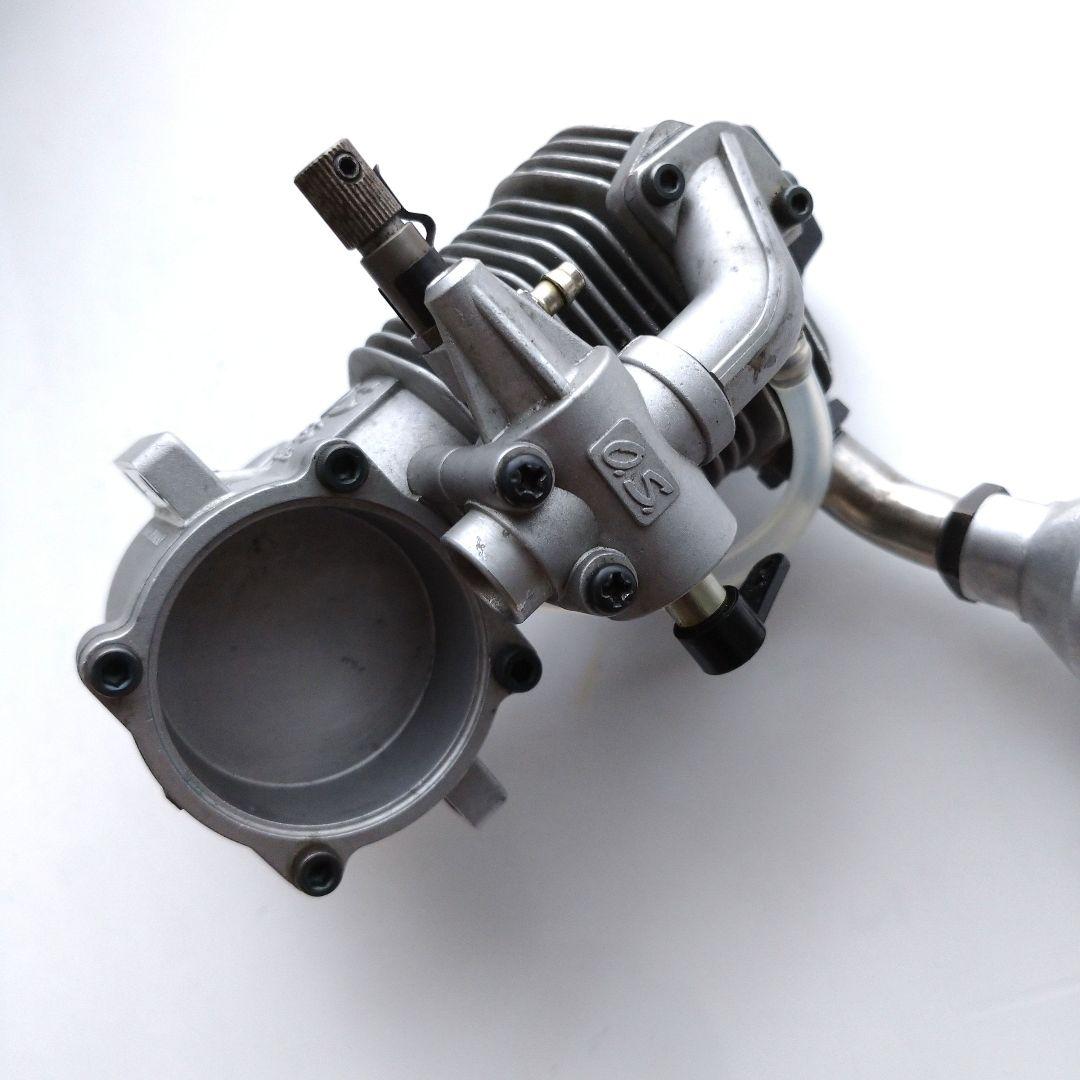 ラジコン飛行機 エンジン OS FS SURPASS 91 マフラー付き