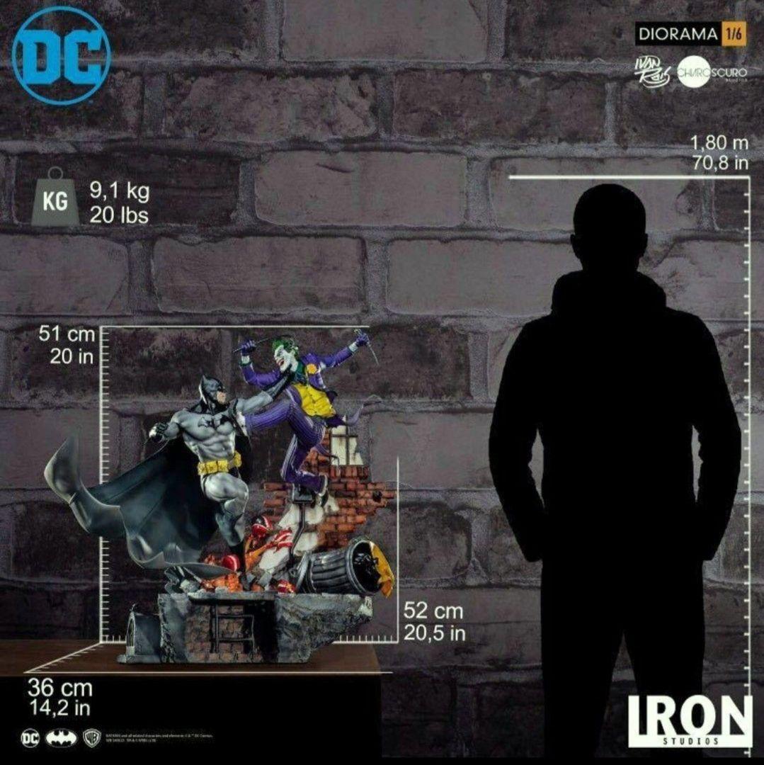 IRON 1/6『バットマン vs. ジョーカー』バトルジオラマ スタチュー