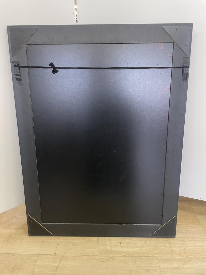 ドガ　エトワール　舞台の踊り子　水晶絵　名画　絵画　額縁　額絵　壁掛け　アート