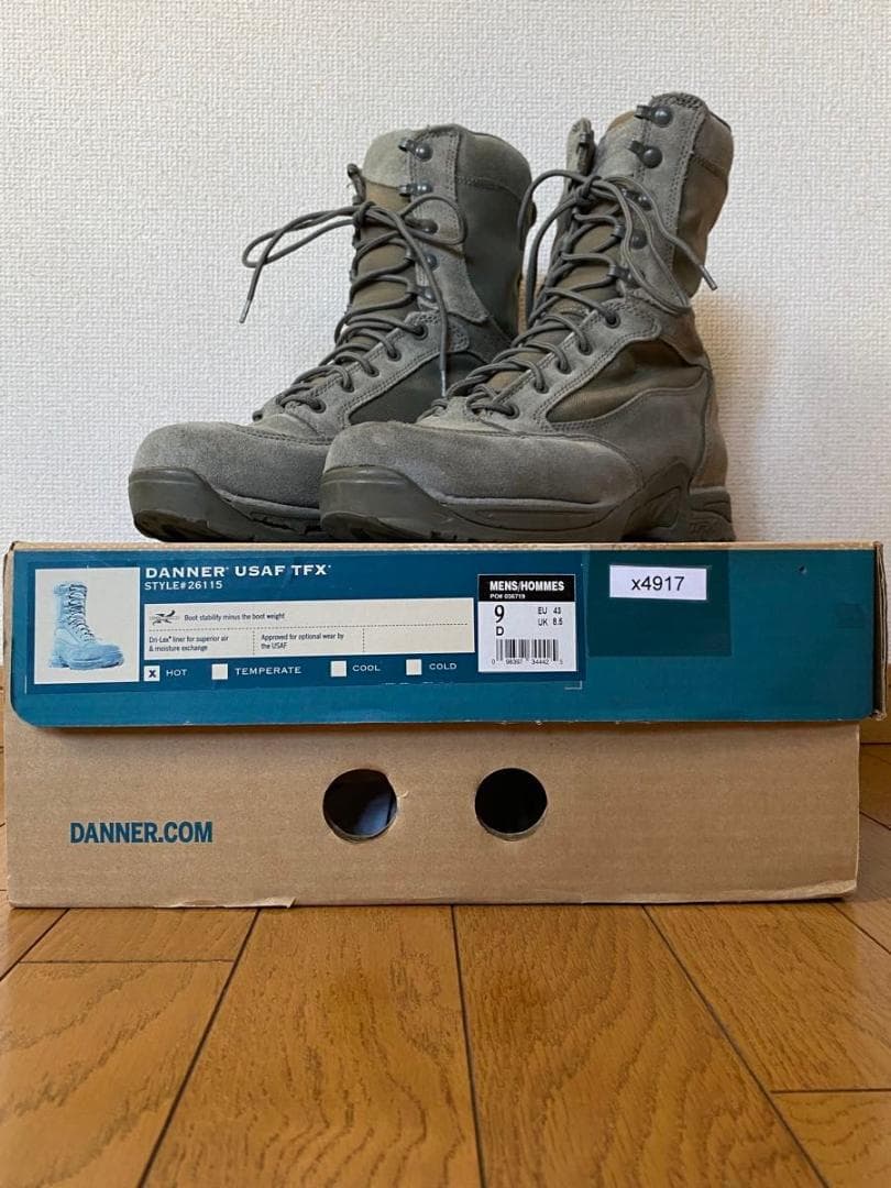 Danner USAF TFX セージグリーン 9D/UK8.5/EU43