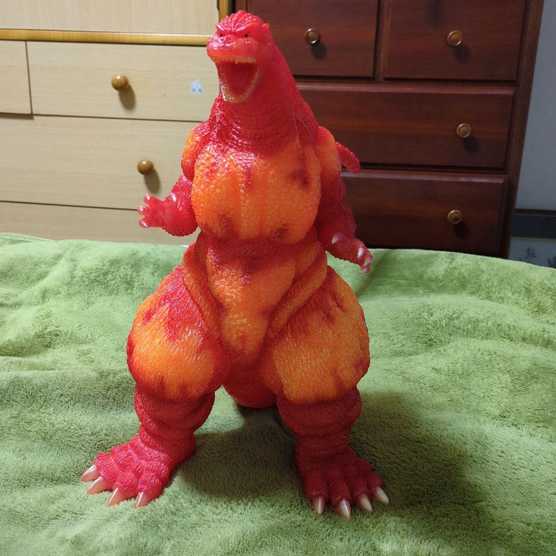 東宝30センチクリアオレンジゴジラ