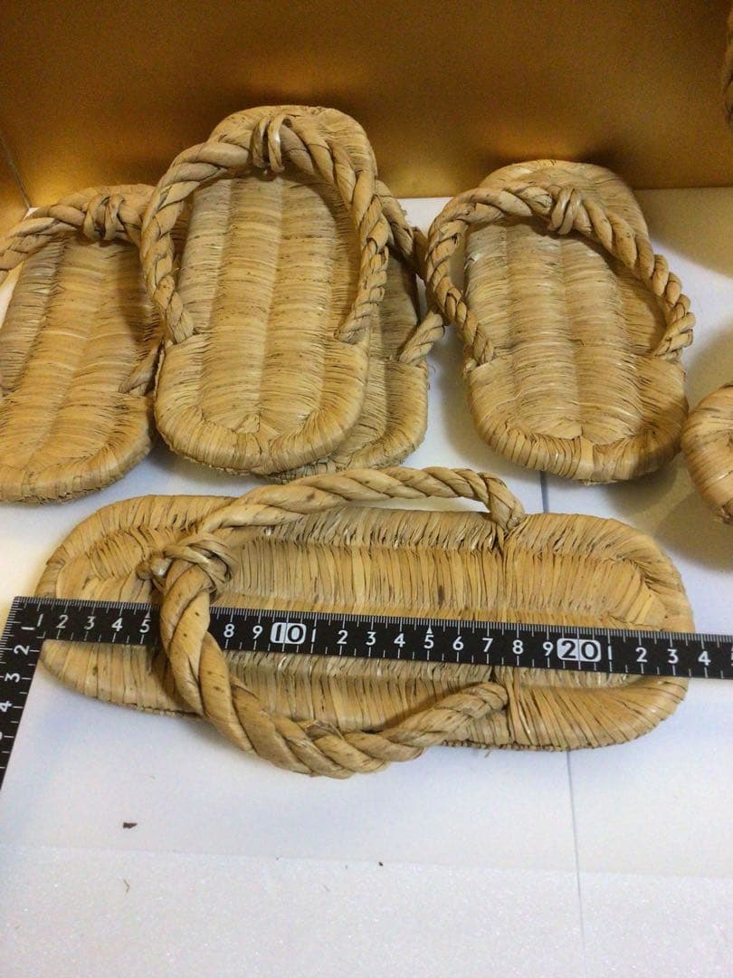 茶道具 霜地草履４足セット