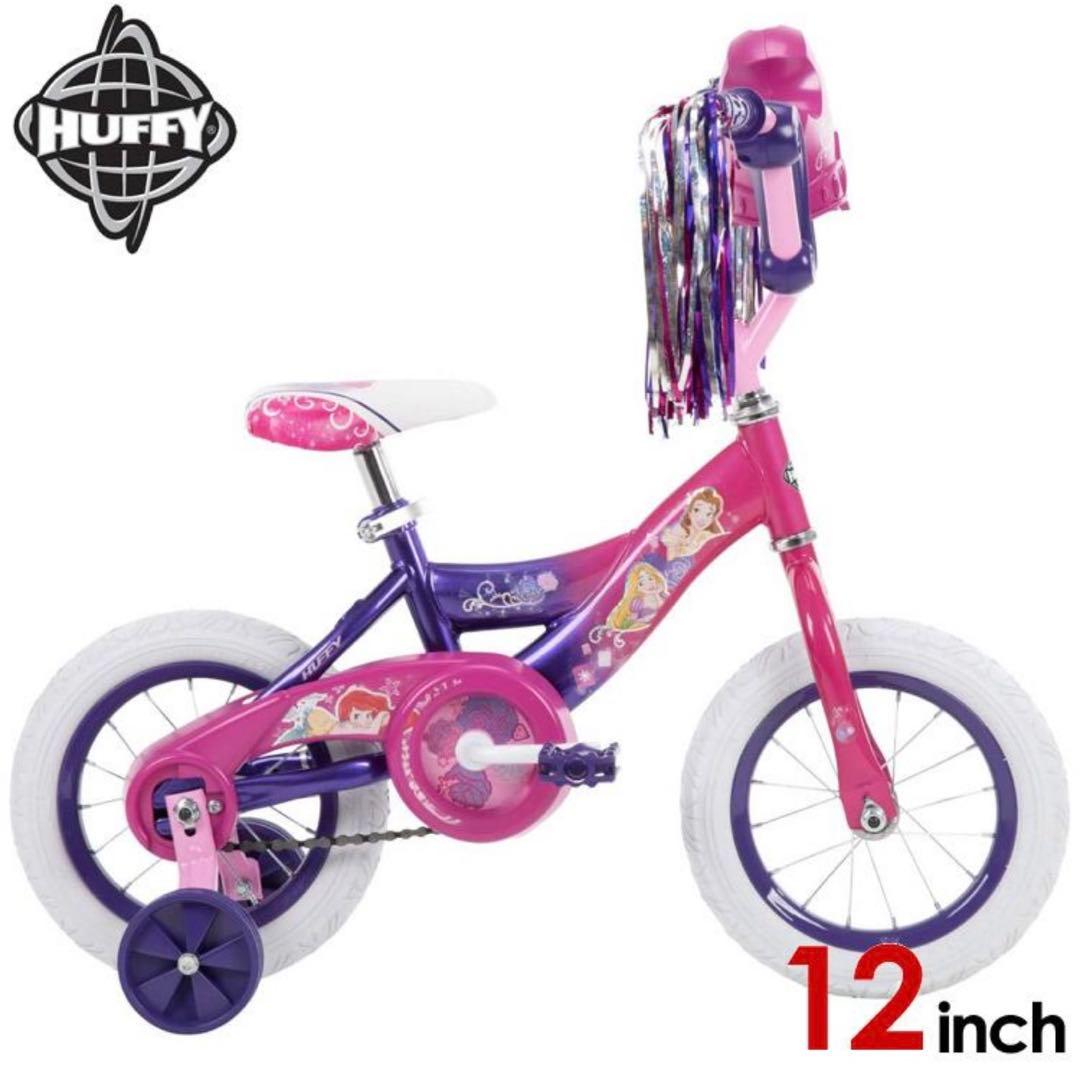 12インチ ディズニー プリンセス 自転車 子ども 補助輪付 Huffy