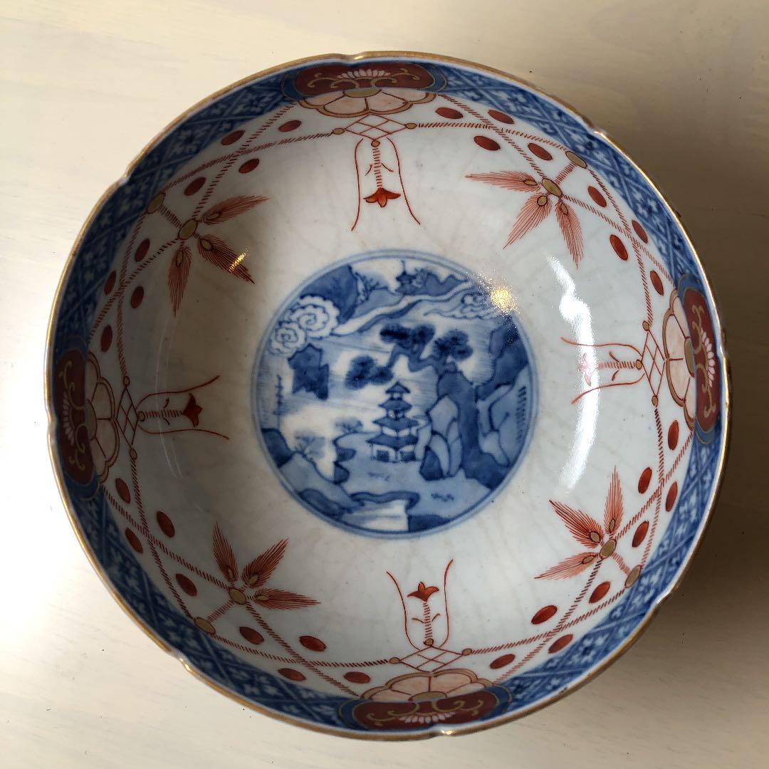 古伊万里☆錦手色絵鉢☆骨董