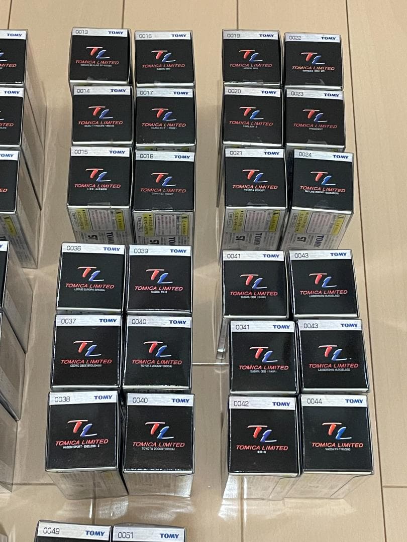 トミカリミテッド◆0001～0051　58台セット◆トミー　ヴィンテージ　TL