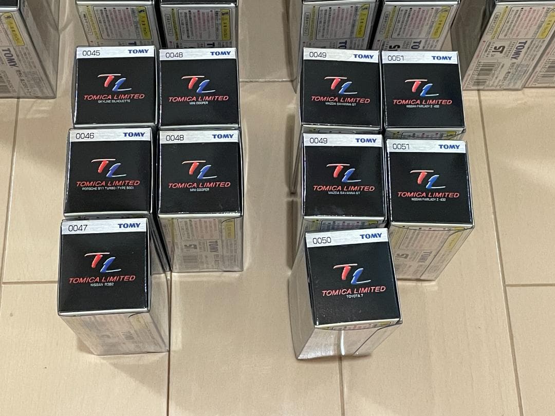 トミカリミテッド◆0001～0051　58台セット◆トミー　ヴィンテージ　TL