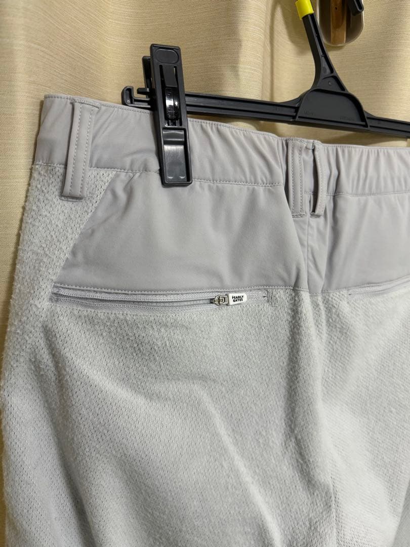 PG ロゴ付き グレー パンツ