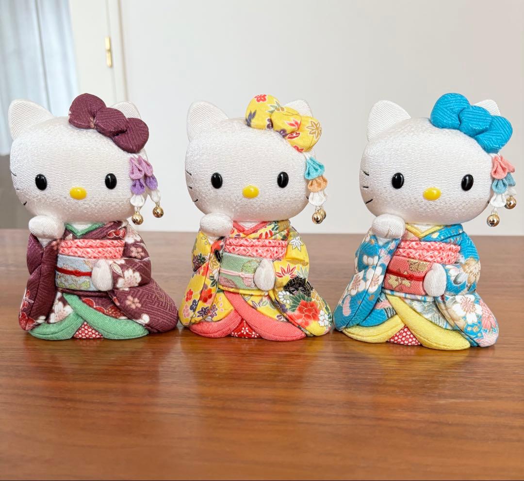 【新品】招き猫　キティー　キティーちゃん　舞妓　コラボ人形　柿沼東光