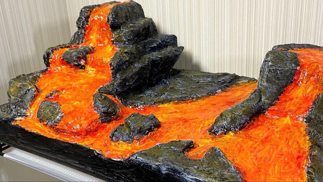 ジオラマベース 260201 火山　Diorama モンハン　ガンプラ　台座