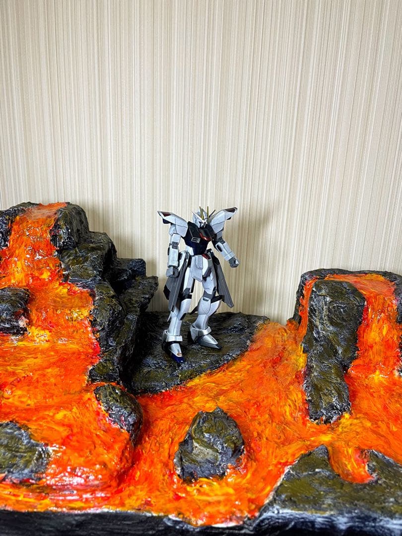 ジオラマベース 260201 火山　Diorama モンハン　ガンプラ　台座