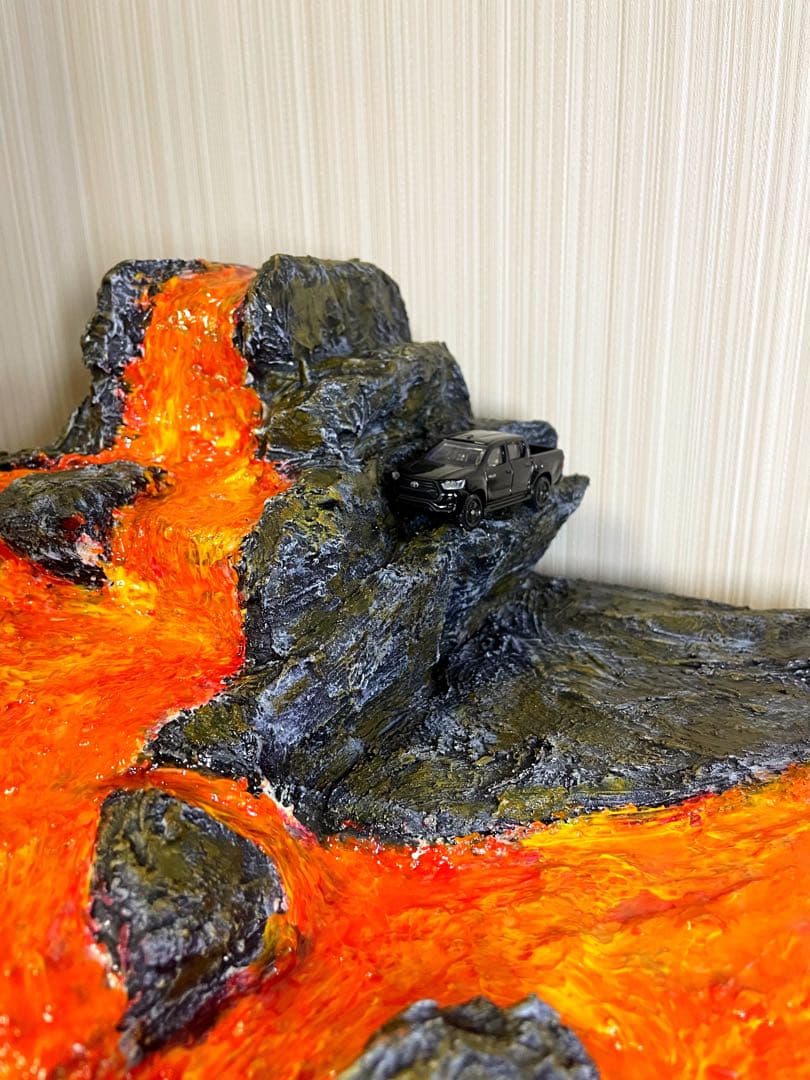 ジオラマベース 260201 火山　Diorama モンハン　ガンプラ　台座