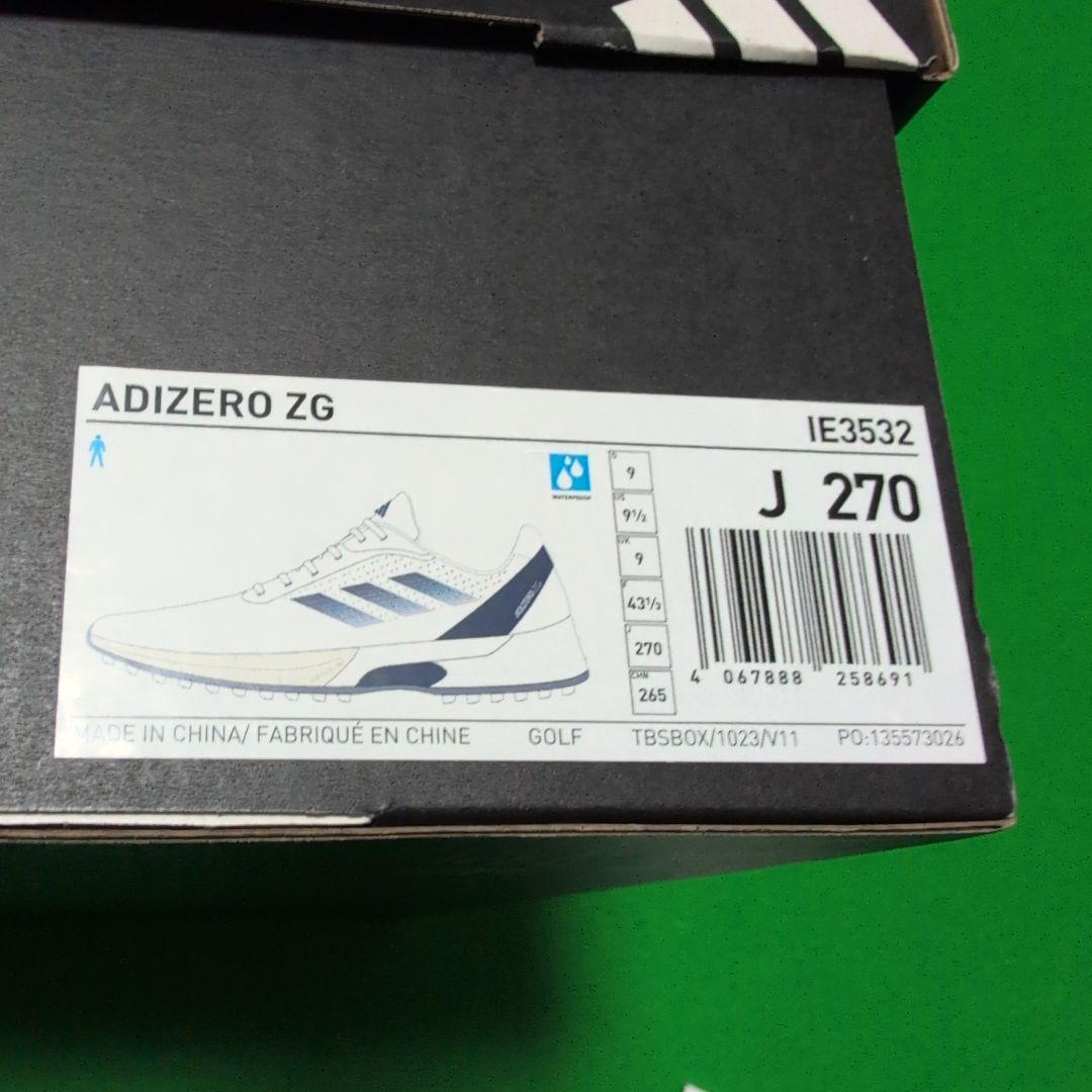 アディダス Adizero ゴルフシューズ ホワイト