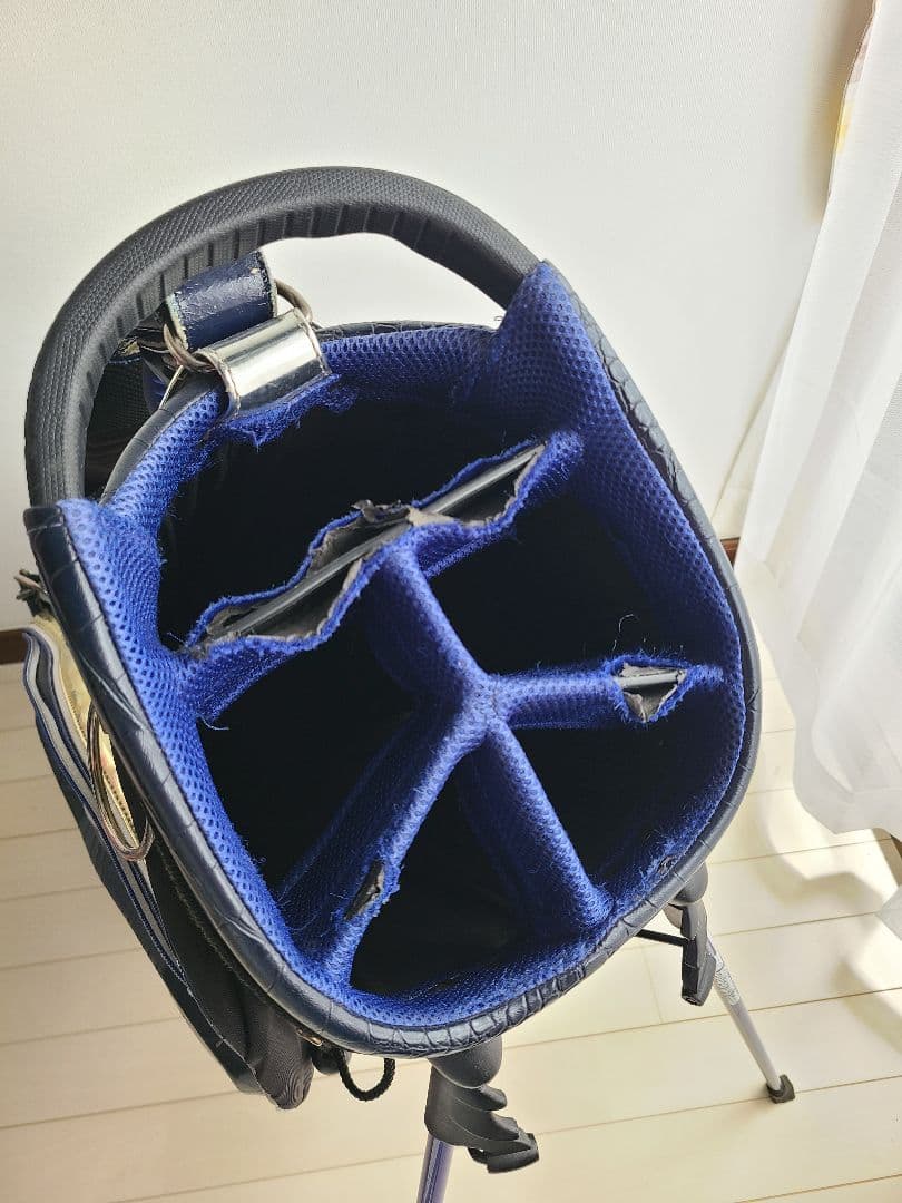 値下げ中!!【限定クロコ柄】エリートグリップ★スタンドキャディバッグ★