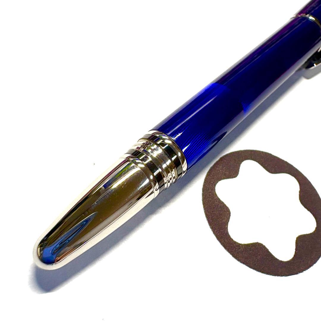 306.モンブラン　スターウォーカークールブルー　ファインライナー 　極美品