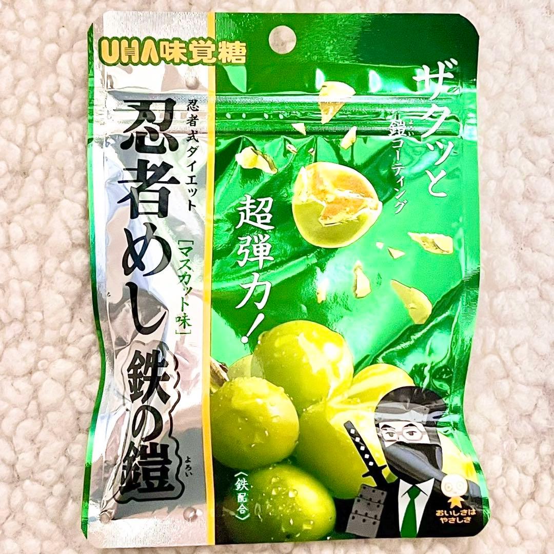 忍者めし鉄の鎧 グレープ味マスカット味 計110袋食べ比べセット