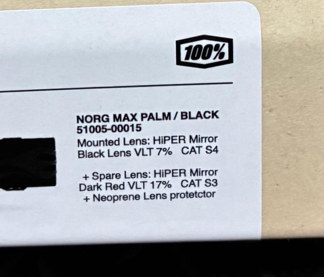 100% norg ゴーグル