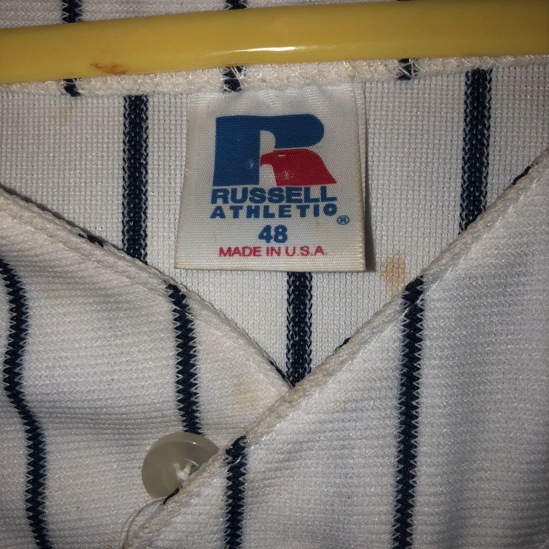 松井秀喜ヤンキース初年度オーセンティックジャージ［WS.ヤンキース100周年P】