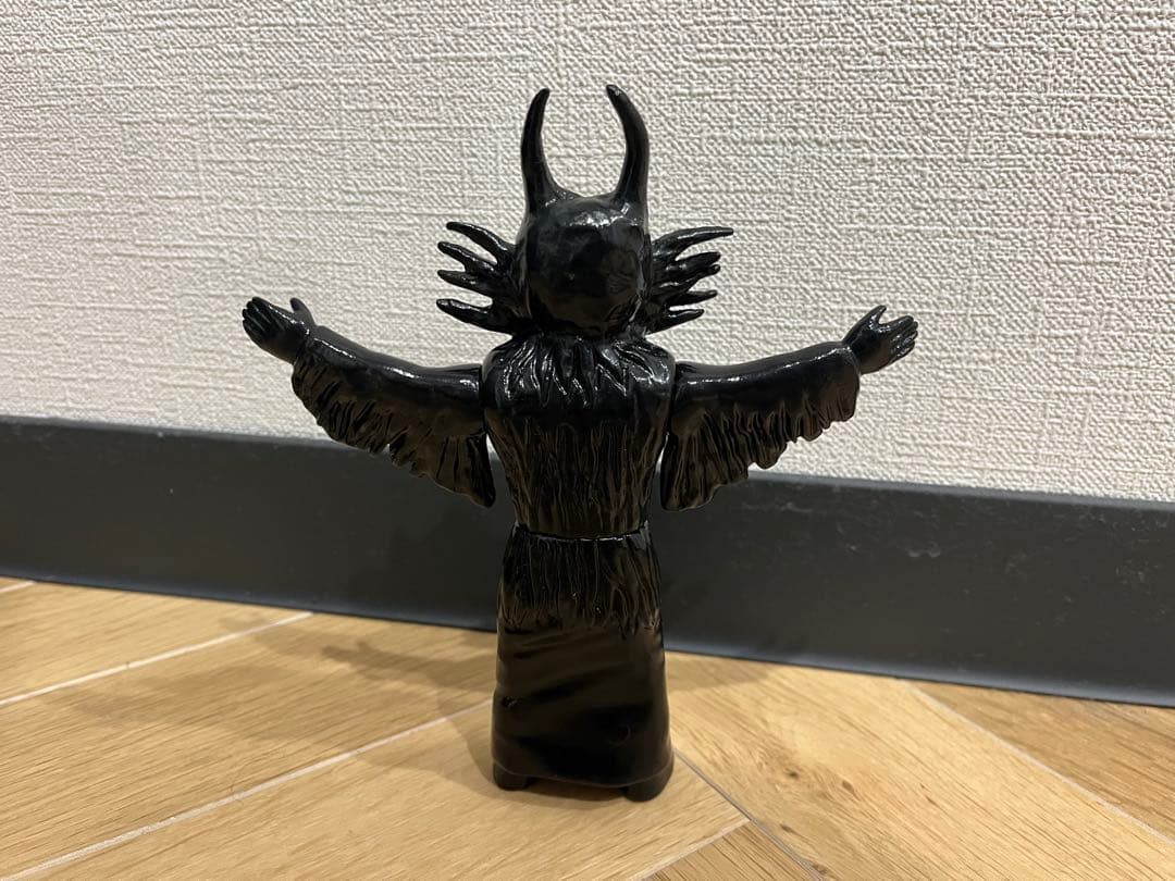 当時物 ポピー 大魔人ドルゲ ソフビ 超人バロム1 黒成型 マルサン ブルマァク