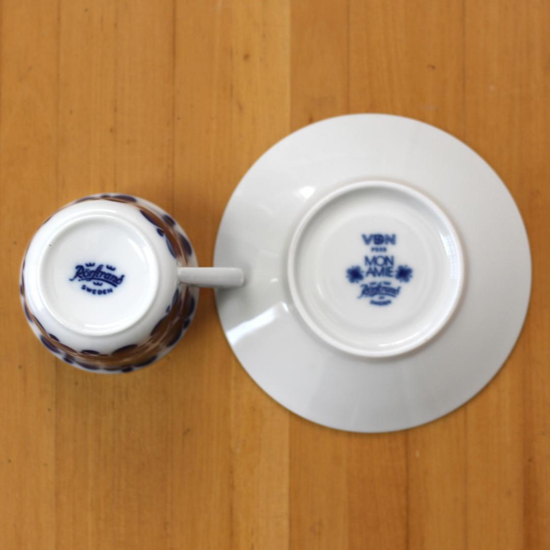 【美品・ヴィンテージ】ロールストランド　Mon Amie　コーヒーカップ03