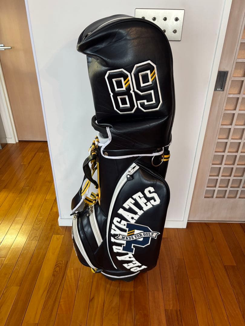 PEARLY GATES ゴルフバッグ ネイビー×イエロー