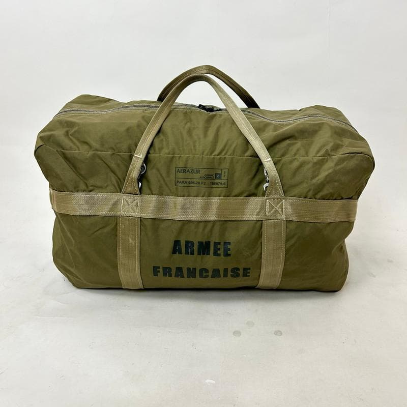 【希少】【新品】フランス軍 AERAZUR パラシュートバッグ 65L 金属