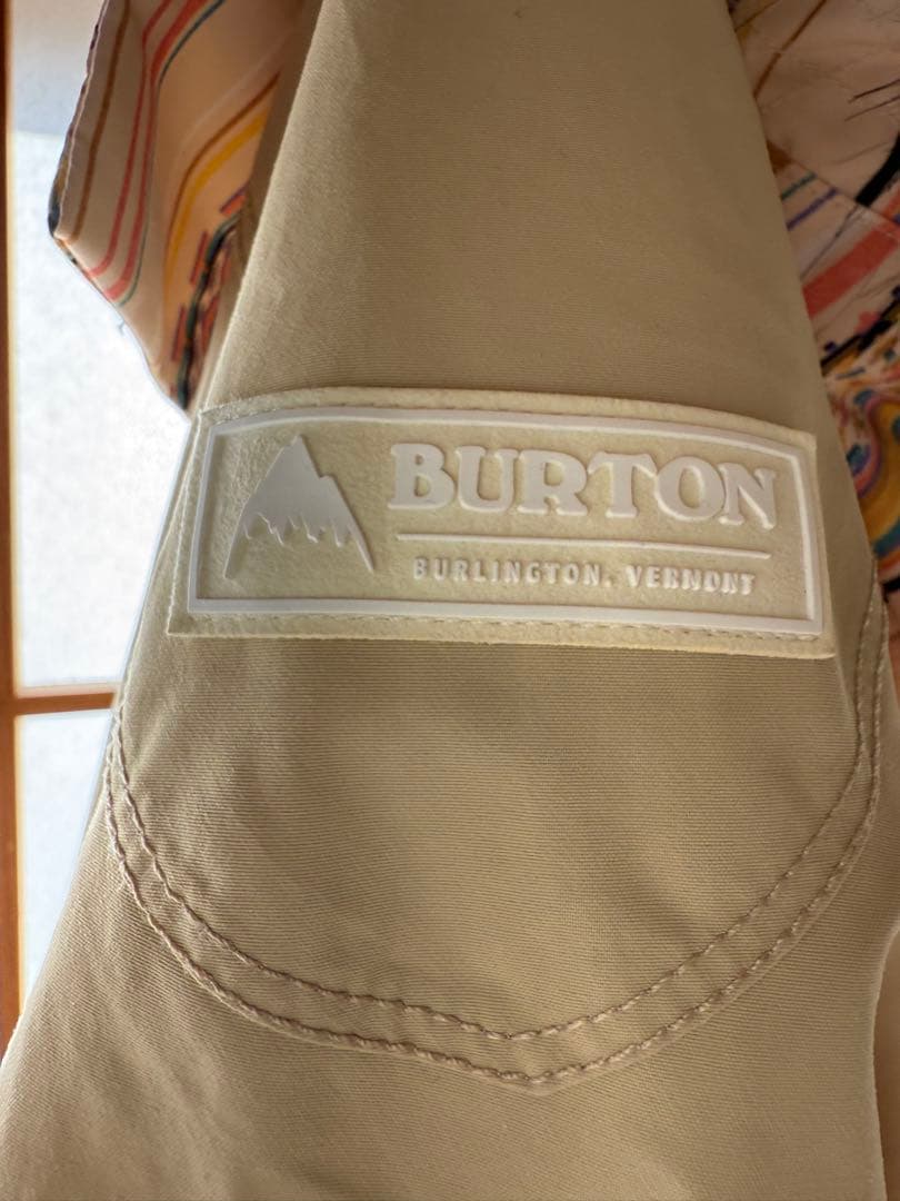 BURTON LIVINGLINING スノーボードウェア Mサイズ ベージュ