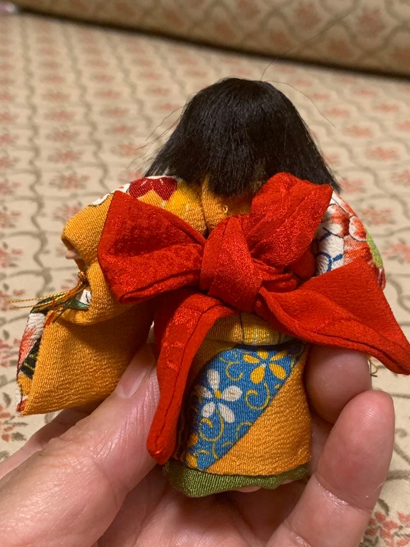 ももけろ堂の市松人形　手作り市松人形　小さないちまさん　豆市松人形　袖人形