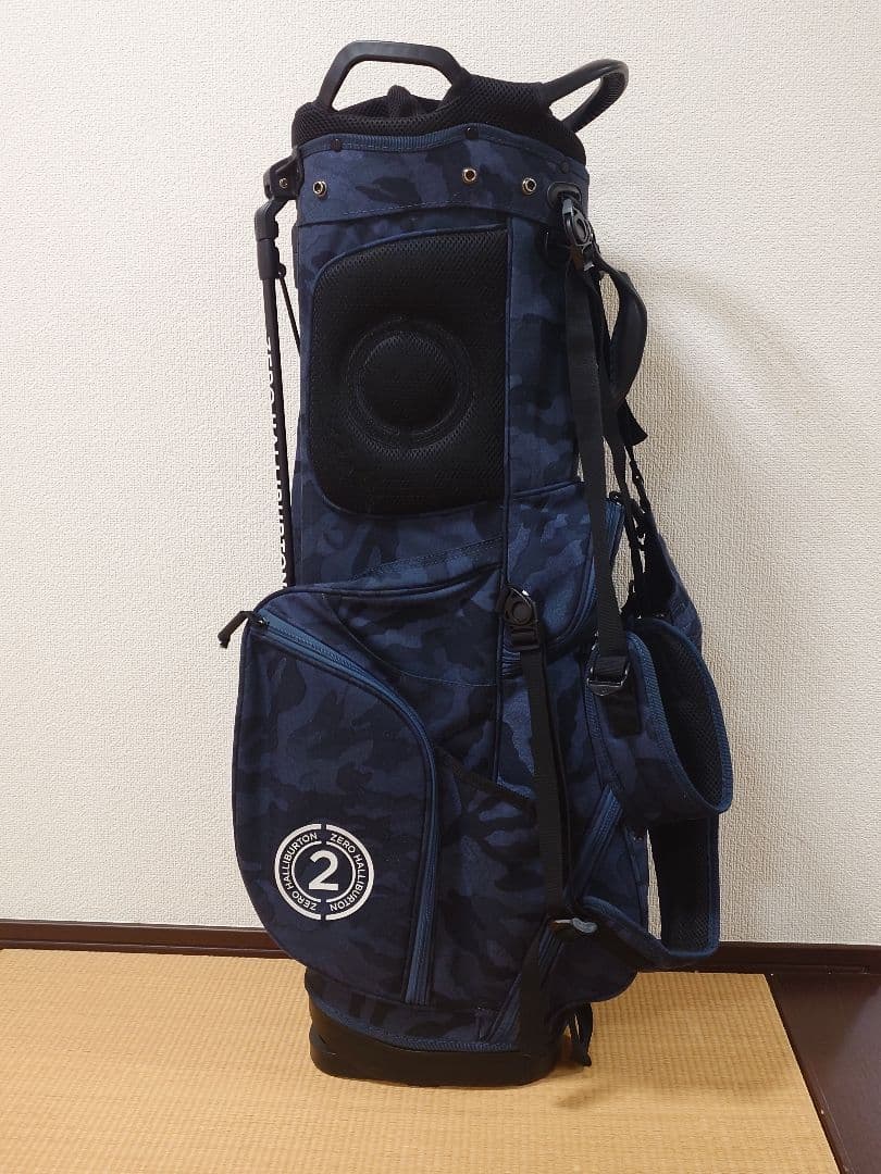 ZERO HALLIBURTON キャディバッグ ネイビー迷彩