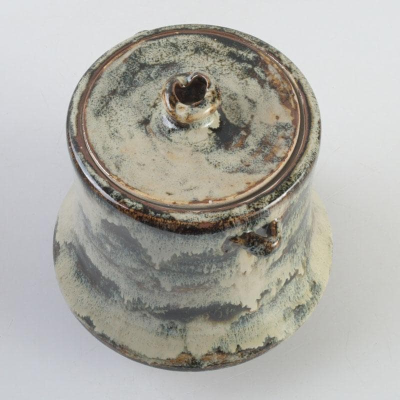 北大路魯山人作　美濃唐津焼　水指　黒田陶々庵極め箱　M　9535A