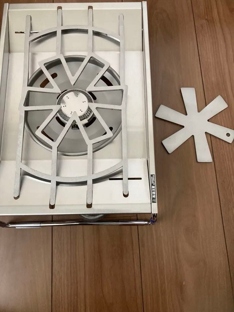  Peak フラットバーナー 雪結晶柄五徳＆鍋敷き付き スノーピーク