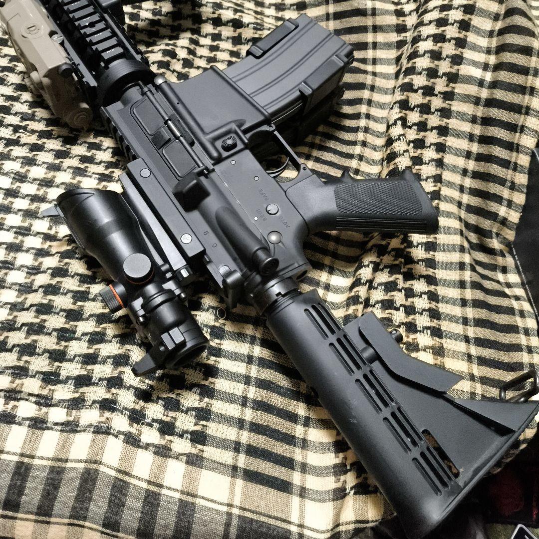 1 東京マルイ製　MWS マガジン3本　サイレンサー　ACOG　ガスブロ