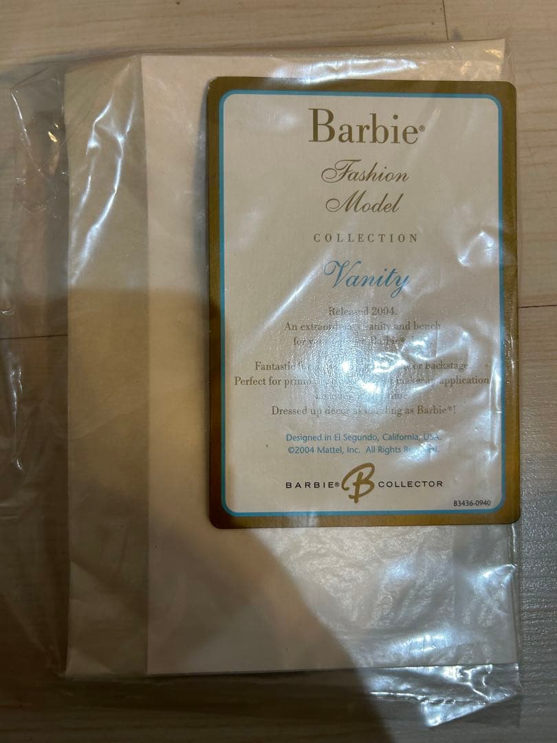【未使用品】バービー ファッションモデル　Vanity   Gold Label