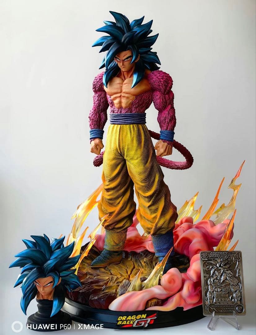 ドラゴンボールガレージキット　超サイヤ人4孫悟空　レジン スタチュー　完成品