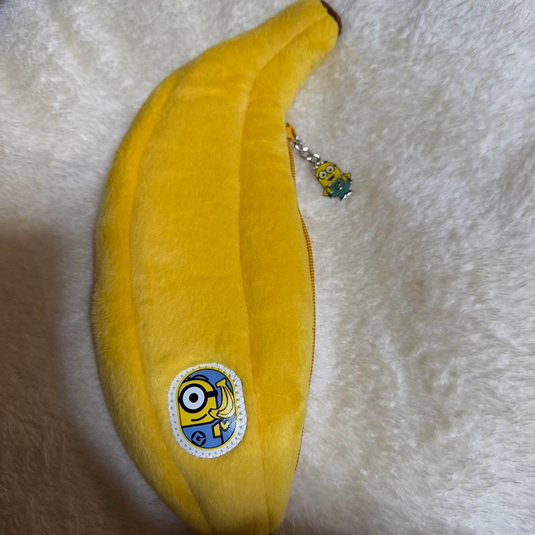 ユニバ USJ ミニオン バナナ型筆箱 ペンケース 新品未使用