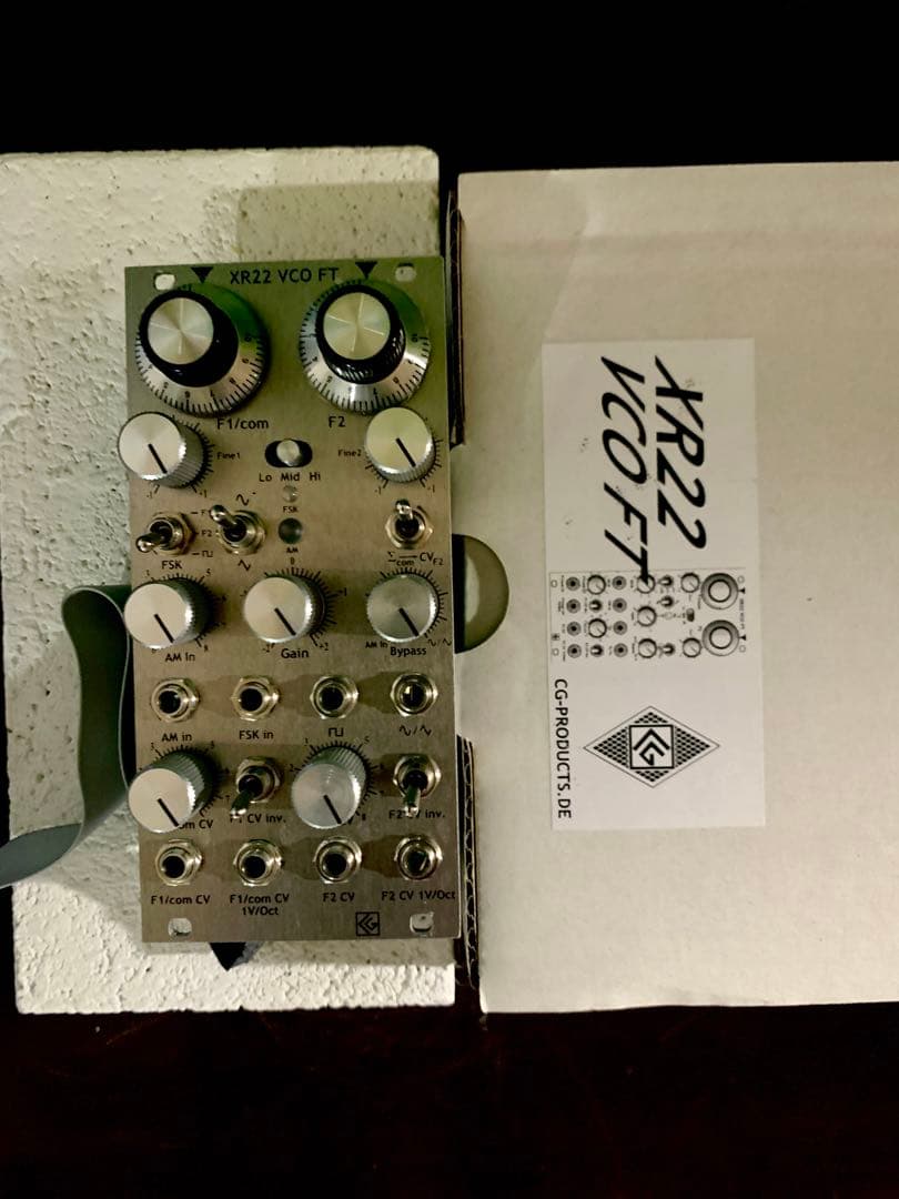 モジュラーシンセ/ユーロラックCG-Products XR22 VCO FT