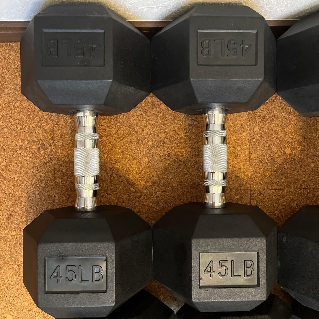 ヘックスダンベル ヘキサゴンダンベル ラバーコーティング セット