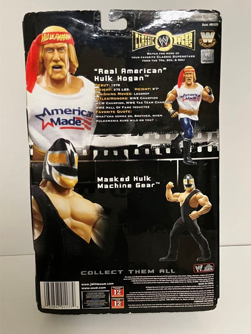 激レア！WWE クラシックスーパースターズ ハルク・ホーガン フィギュア