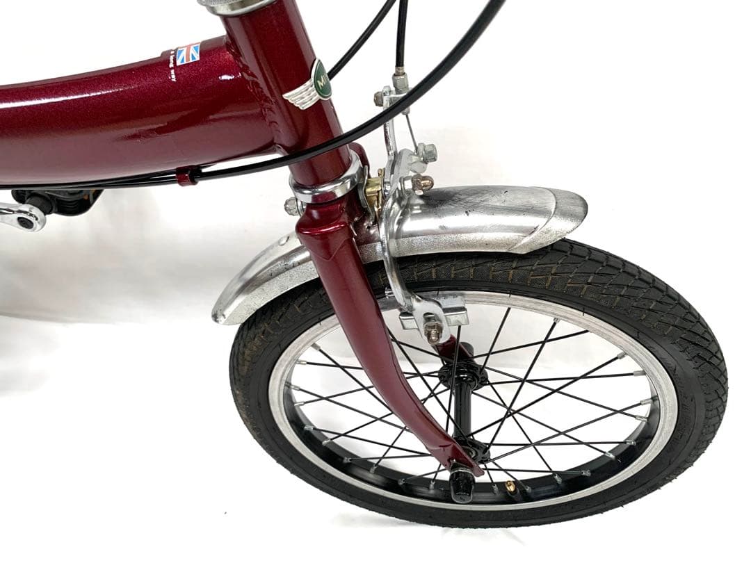 【即乘】送料無料MINI折り畳み自転車 SHIMANO 6速16インチ ミニベロ