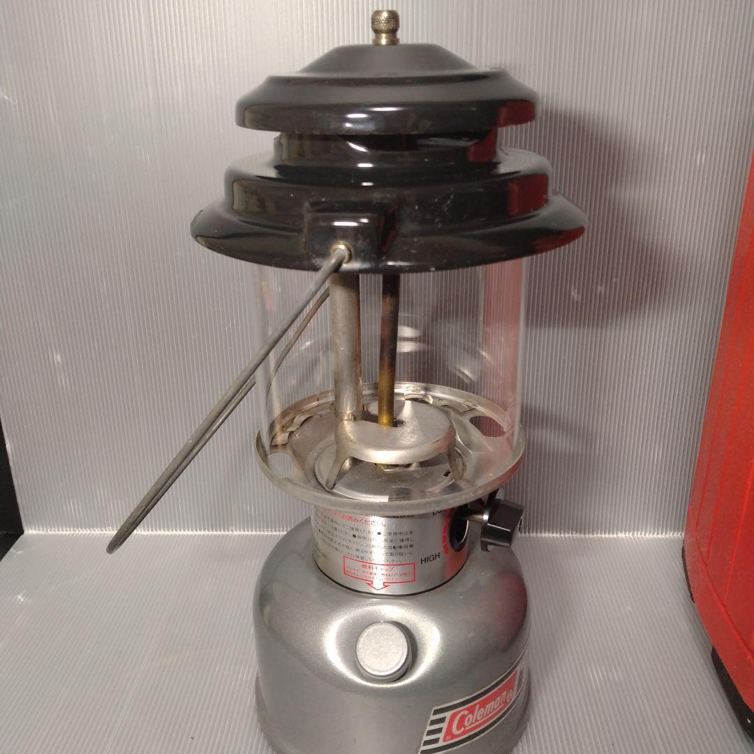 希少旧もみの木ケース付Coleman unleaded295ツーマントルランタン