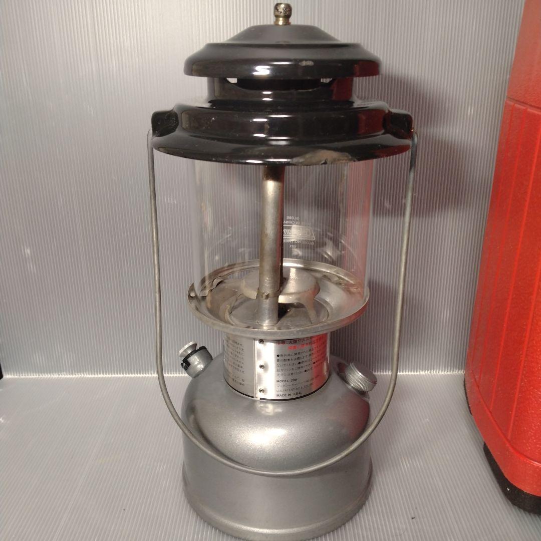 希少旧もみの木ケース付Coleman unleaded295ツーマントルランタン